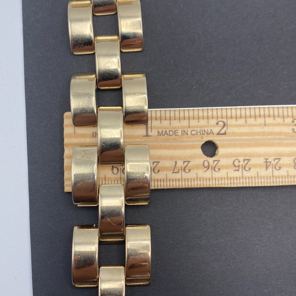 Burberry Gold-Tone Linked Bracelet - Picture 6 of 6